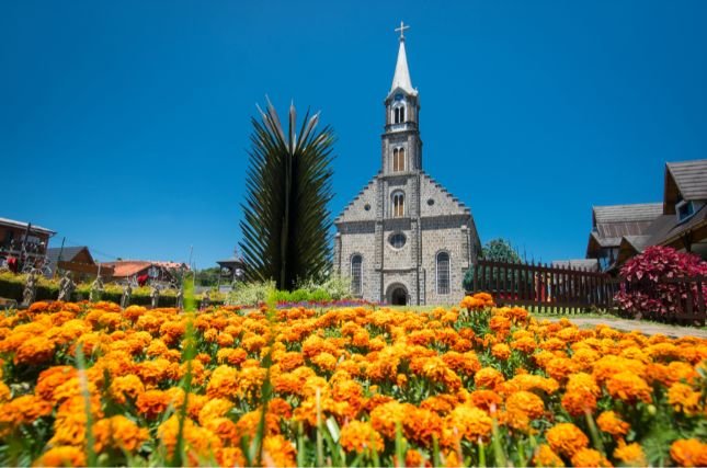 Igreja em Gramado, no Rio Grande do Sul