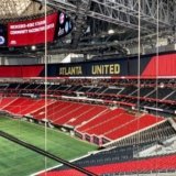 Mercedes-Benz Stadium, em Atlanta, Estados Unidos.