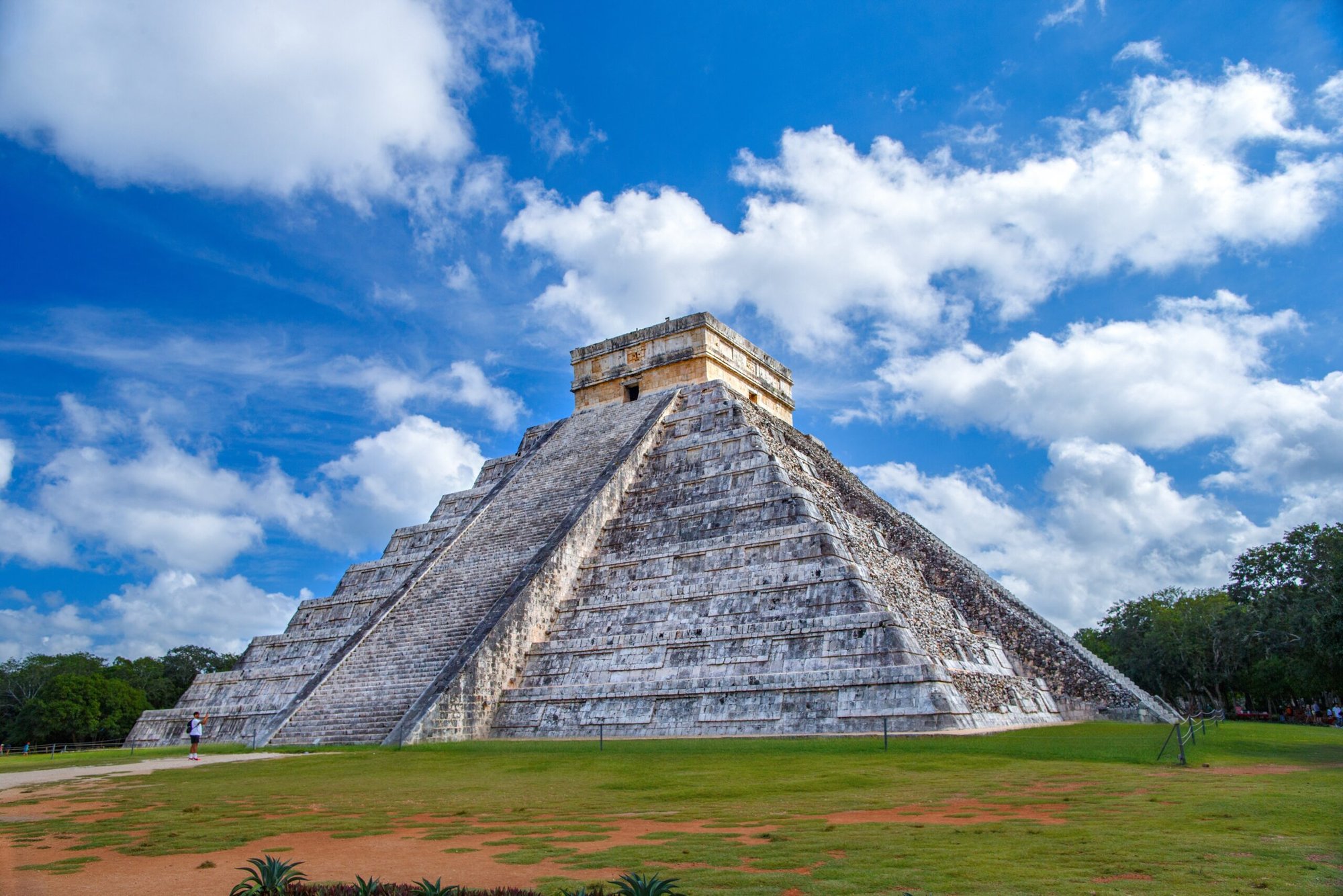 Pirâmide de Chichén Itzá, no México. 